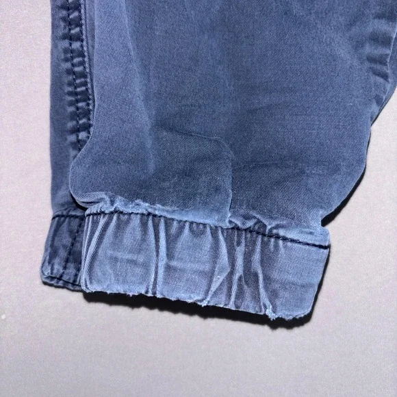 GAP Khakis Men's Pants M Blue Drawstring Elastic Waist Casual Relaxed Fit - Picture 5 of 6